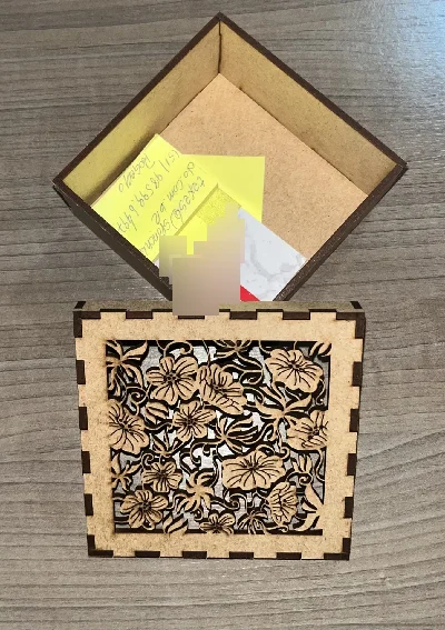 Focus Laser Kit 10 Caixas Mdf 10x10x5-3mm, Artesanato. - Artesanato e Personalizados
