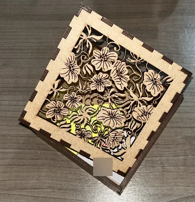 Focus Laser Kit 10 Caixas Mdf 10x10x5-3mm, Artesanato. - Artesanato e Personalizados