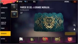 Venda de conta Free Fire