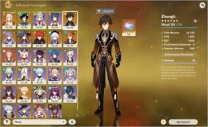 AR 57 90 TIROS (16 T5 COM CONSTELAÇÕES!)ALOY YOIMIYA MONA C1 - Genshin Impact