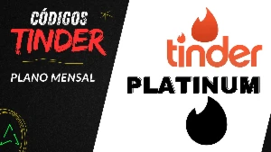 Tinder Platinum - Plano Mensal - 30 Dias