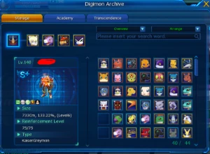 Conta Digimon master online NA Omega - Digimon Masters Online DMO