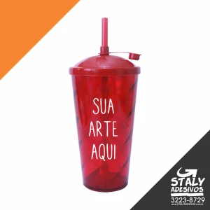 Copo Twister Vermelho