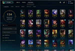 CONTA LEAGUE OF LEGENDS DIAMANTE1 (QUASE MESTRE) LOL