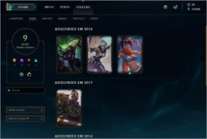 CONTA LEAGUE OF LEGENDS DIAMANTE1 (QUASE MESTRE) LOL