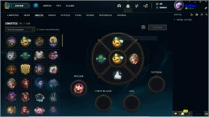 Conta diamante 181 skins 5 ultimates 2 misticas - League of Legends LOL