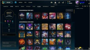 Conta diamante 181 skins 5 ultimates 2 misticas - League of Legends LOL