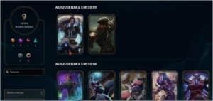 Conta league of legends diamante 4 LOL