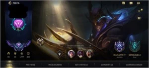 conta esmeralda 1(IMPORTANTE LER A DESCRIÇÃO - League of Legends: Wild Rift LOL WR