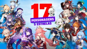 GENSHIN IMPACT (Conta pessoal) - 16 Personagens 5 ⭐ - AR 60
