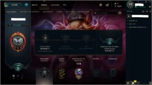 conta Platina 3 - League of Legends LOL
