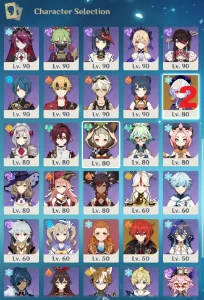 Genshin Impact[Ar 60] Vendendo 48 5⭐ - C3 Raiden/Ayaka + Bis