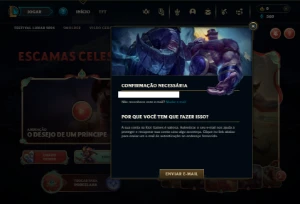 Esmeralda 4 com 25 Champs e 2 Skins + 13 Espolios - League of Legends LOL