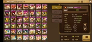 294 C3 Psama Rica Odin Leo Woosa - Summoners War