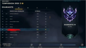 CONTA D4 SMURF - League of Legends LOL