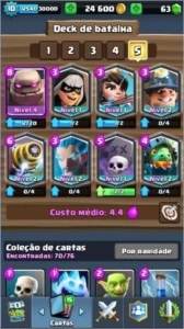 CONTA CLASH ROYALE ARENA 10 NIVEL 10 (7 LENDARIAS)