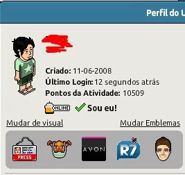Conta habbo 2008 6 Digitos nome neutro