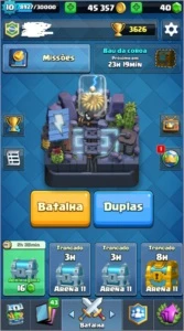 Conta Clash Royale Arena 11