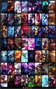 CONTA PLATINA V | 90 CAMPEÕES | 54 SKINS - League of Legends LOL
