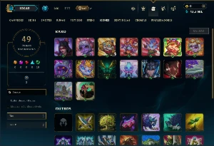 Mestre com 30 Champs e 7 Skins ( HONRA 5 ) - League of Legends LOL