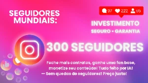 Seguidores seguros Instagram - Melhor Serviço