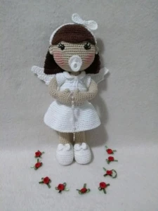 Anjinha Baby da Artesanato Flor de Lis - Artesanato e Personalizados