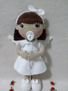 Anjinha Baby da Artesanato Flor de Lis - Artesanato e Personalizados