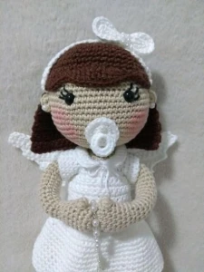 Anjinha Baby da Artesanato Flor de Lis - Artesanato e Personalizados