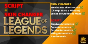 Script + Skin Changer League Of Legends - Entrega Automática LOL