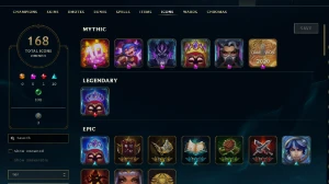Conta de Lol prata 4, porem com muito dinheiro gasto! - League of Legends