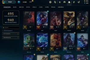 Conta de Lol prata 4, porem com muito dinheiro gasto! - League of Legends