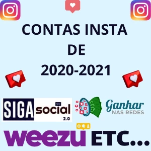 Contas 2020-2021 do Instagram-Plataformas de Seguir e Market - Redes Sociais