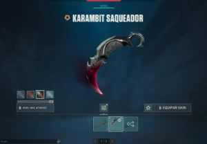 Conta valorant com karambit saqueadora vandal saqueadora etc