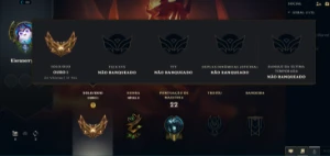 Conta smurf gold 1. Com o mmr bom! - League of Legends LOL