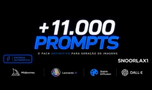 +11.000 Prompts para Criar Imagens com IA - Inteligência Artificial