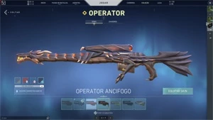 CONTA DE VALORANT MUITA SKIN