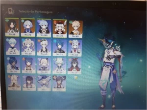GENSHIN IMPACT AR45 - Xiao, qiqi e Klee