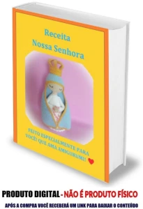 Receita Amigurumi em PDF - Nossa Senhora