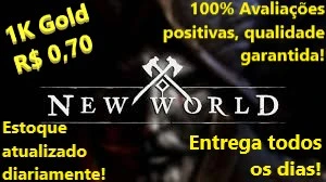 1K de GOLD New World - Devaloka - R$ 0,70/K