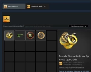 Conta steam 2003 prime +medalhas