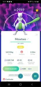 Mewtwo shiny pokemon go - Pokémon