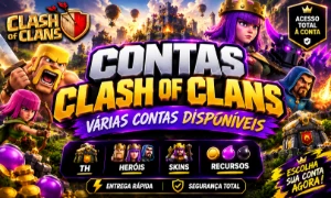 Contas Clash Of Clans | Full Acesso + Brindes