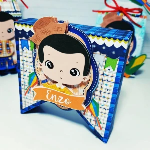 Kit Festa Junina Menino com 30 Peças - Artesanato e Personalizados