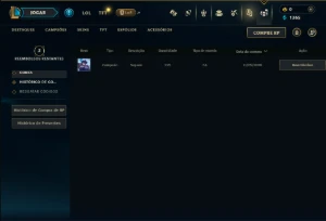 Unranked com 25 Champs e 6 Skins - League of Legends LOL