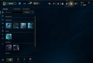 Unranked com 25 Champs e 6 Skins - League of Legends LOL