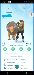 CONTA DE POKÉMON GO LEVEL 41