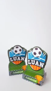 Kit 100 Lembrancinhas Futebol Personalizadas - Artesanato e Personalizados