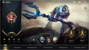 OURO 1 WIN RATE 70,2% + 15K CISCO AZUL - League of Legends: Wild Rift LOL WR