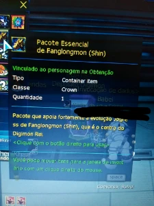 Conta Com Aoa + Fang Shin Servidor Omegamon Ladmo - Digimon - Digimon Masters Online