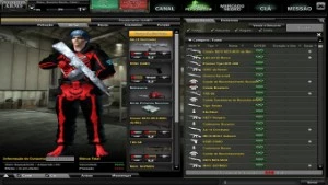 Conta Combat Arms com vários itens permanentes.
